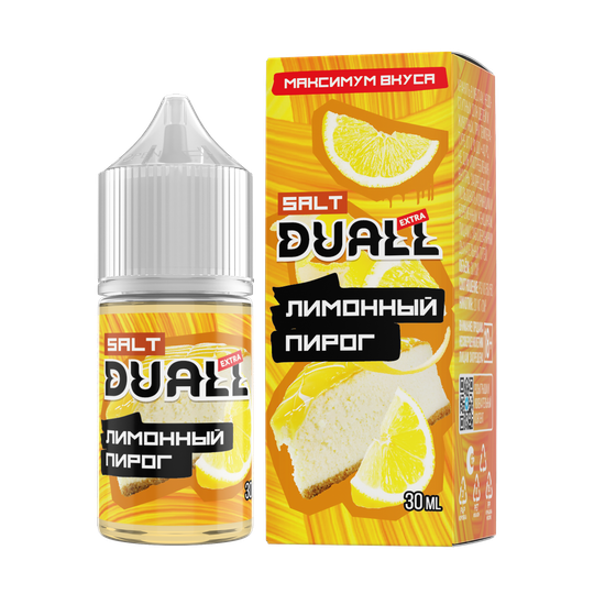Жидкость (М) Duall Extra Zero (28 мл, 0 мг) Лимонный пирог