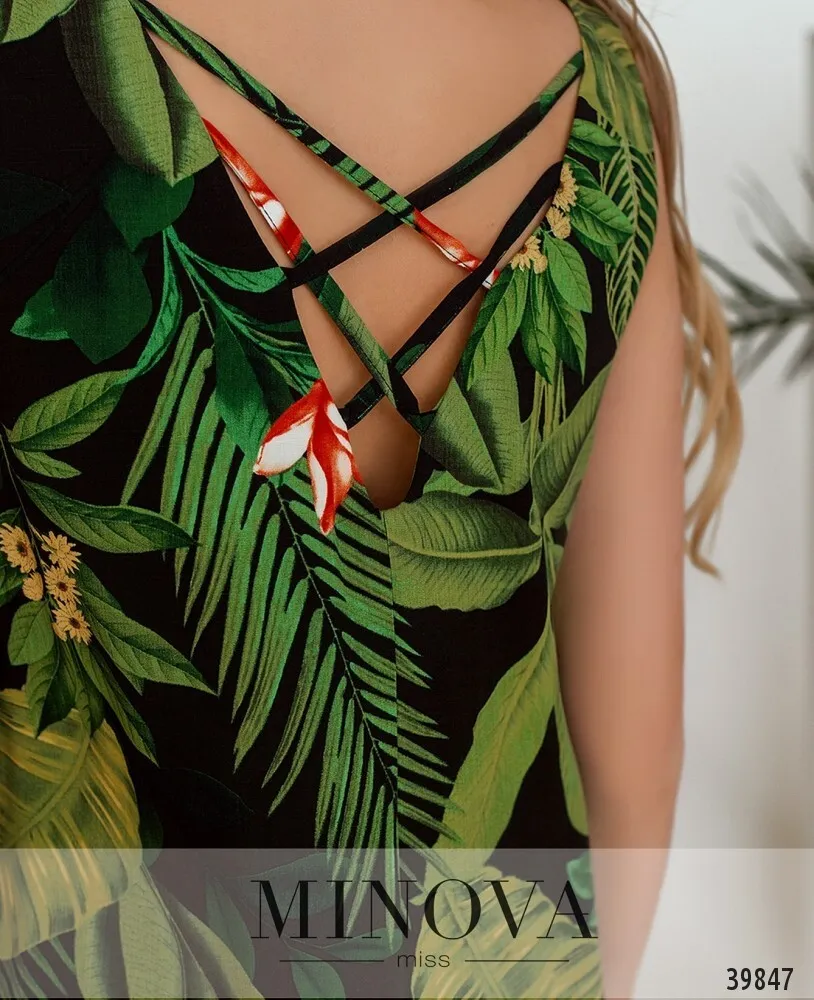 Платье 3153-черный Minova