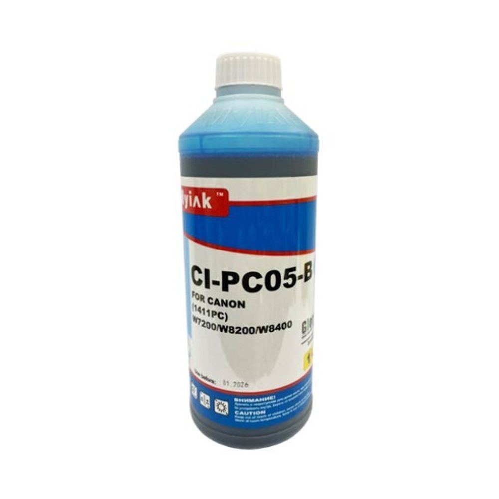 Чернила MyInk CI-PC05-B для CANON imagePROGRAF W7200/iPF8400/iPF6400 (BCI-1411PC, 1л, Dye) photo cyan