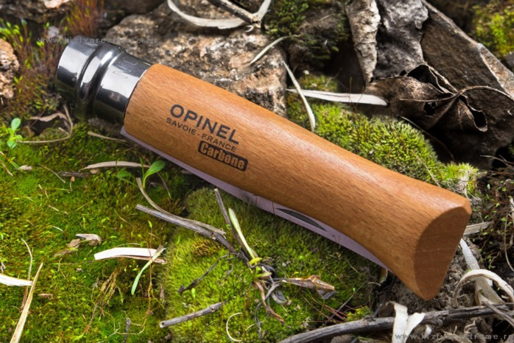 Нож Opinel №9, углеродистая сталь, бук