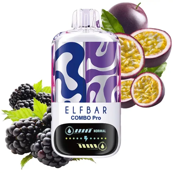 ELFBAR COMBO Pro 30000 – Blackberry / Passionfruit (5% nic)