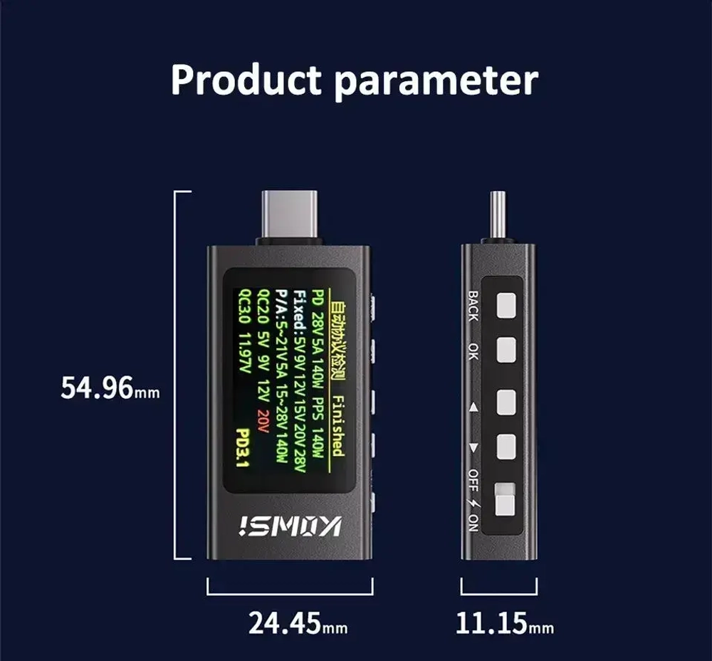 Многофункциональный USB-тестер