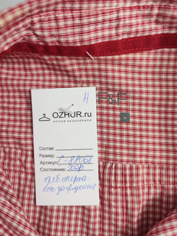Рубашка F&F в клетку 44 размер