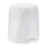 Контейнер для мусора ПРИЗМА 4,5л с педалью белый (комплект 3 шт)