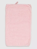 М-2 Комплект. махра (халат 6-24 м.+ полотенце). вышивка  М-2/1 розовый