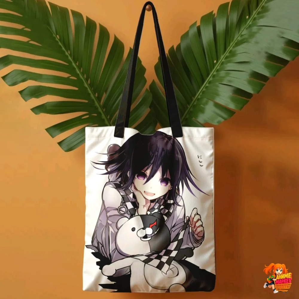 Сумка шоппер с принтом Danganronpa