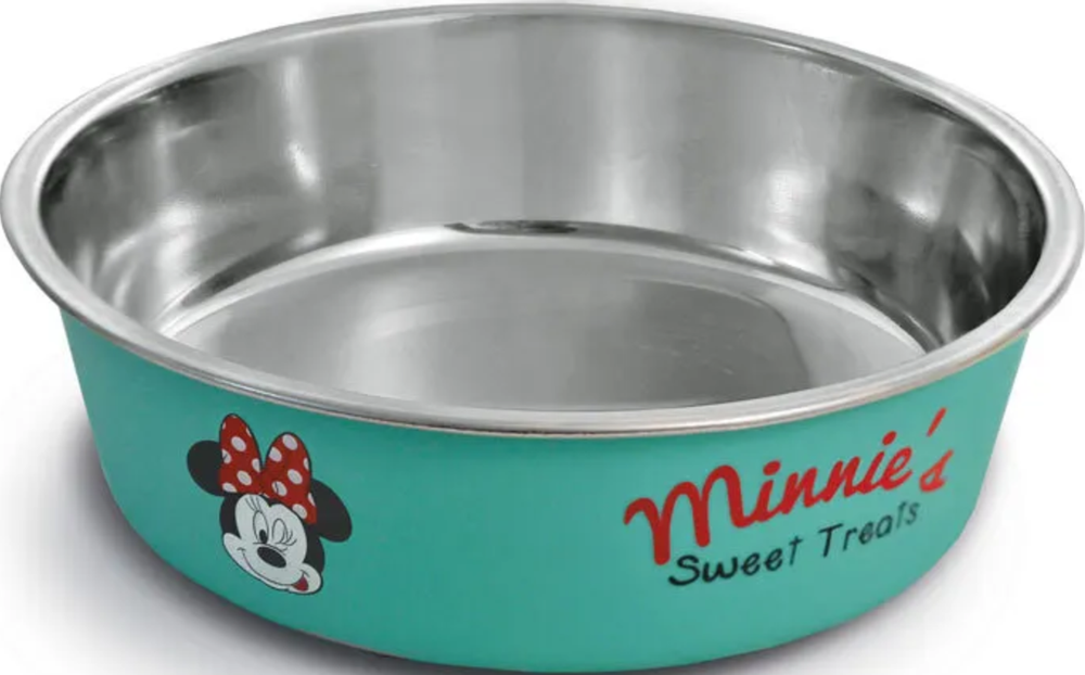 Миска металлическая на резинке "Disney Minnie & Treats" 0,45л. (Триол)