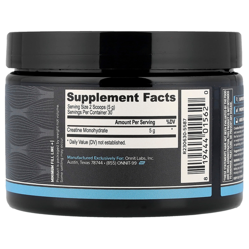 Onnit, Моногидрат креатина, 150 г (5,29 унции)