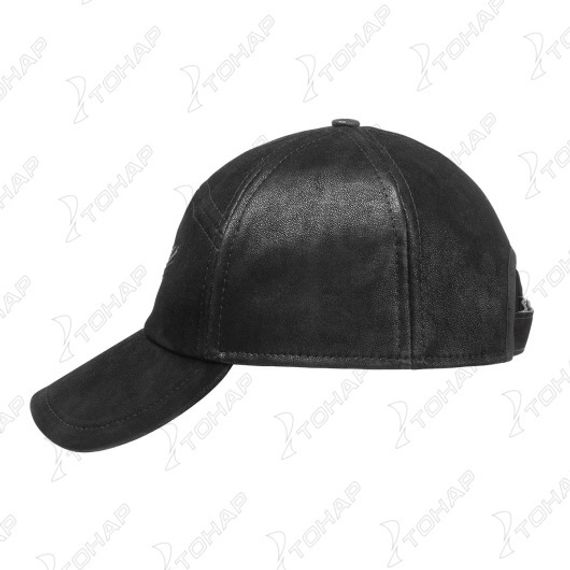 Бейсболка утепленная Tornado, Крэк, цв.черный р.L Helios