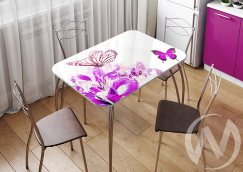 Стол кухонный прямоугольный 1000*670 (Весна)