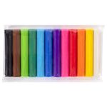 Пластилин в боксе ЮНЛАНДИЯ "ЮНЛАНДИК В ЗООПАРКЕ", 12 цветов, 620 г, скалка, 4 стека, 8 формочек, 105866