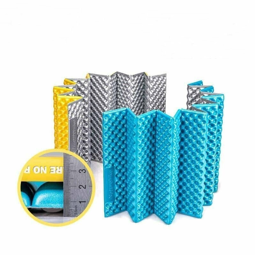 Коврик туристический Naturehike NH20FCD07 складной утолщенный желтый, 6927595748084