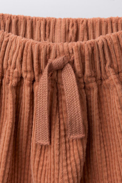 ZARA ВЕЛЬВЕТОВЫЕ БРЮКИ, ОХРА