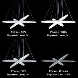 Citilux Электрон Смарт CL710A104S Умная люстра подвесная Белая