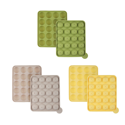 VETTA Форма для выпечки с крышкой 20 ячеек 22,5х18,5см "Кейкпопс", 20 палочек, силикон, 3 цвета