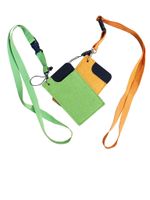 Ланьярд из фетра для карт Зелёный