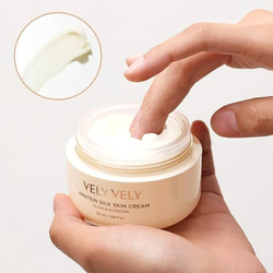 Vely Vely Protein Silk Skin Cream крем с молочными протеинами и шелком для сухой и нормальной кожи