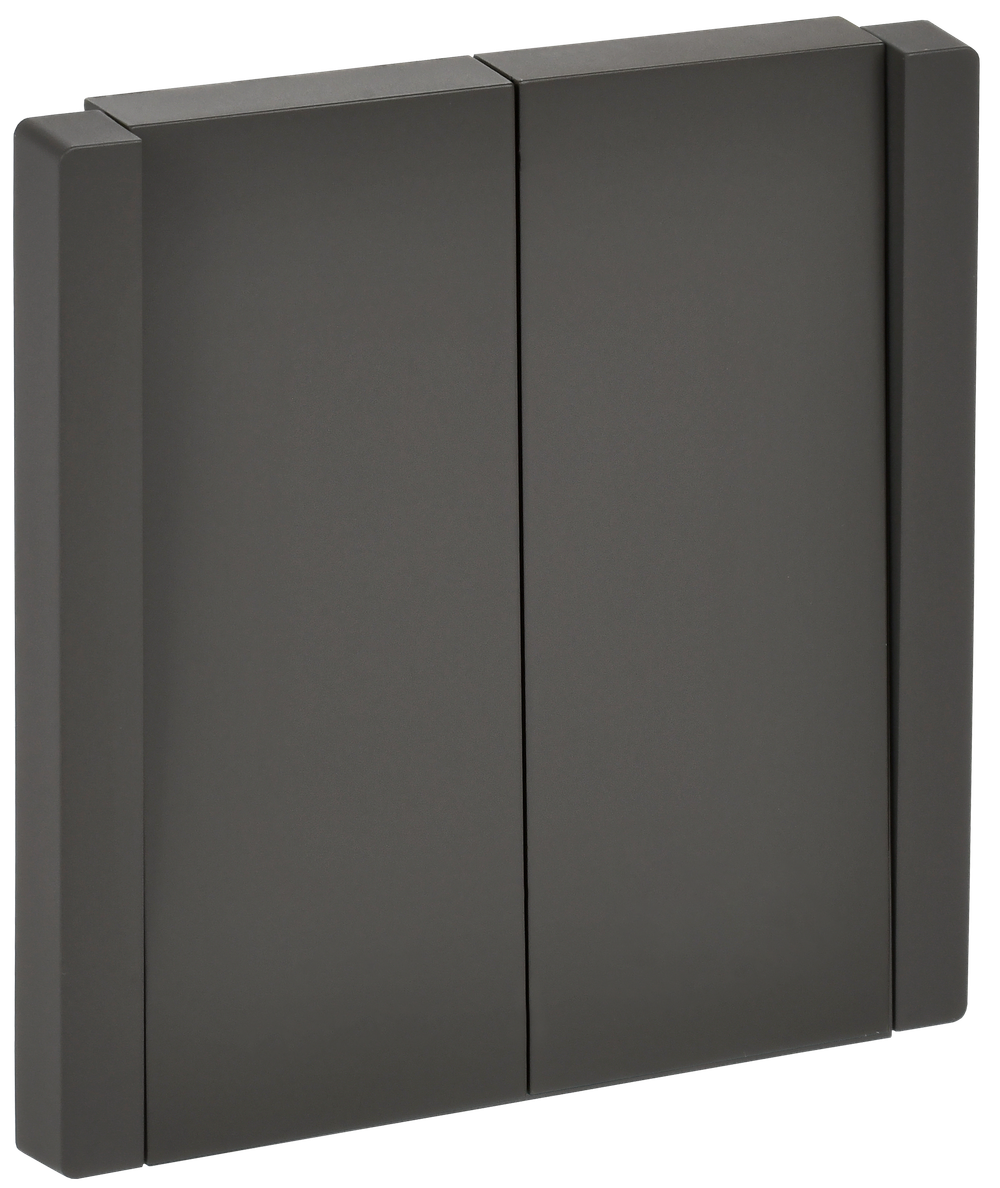 FORTE&PIANO Выключатель 2-клавишный проходной 10А FP307 серый IEK