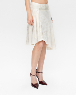 Асимметричная юбка миди из вискозы