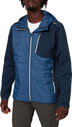 Толстовка CMP Man Hybrid Jacket Fix Hood , артикул 31H0997, цвет Nero (M928)