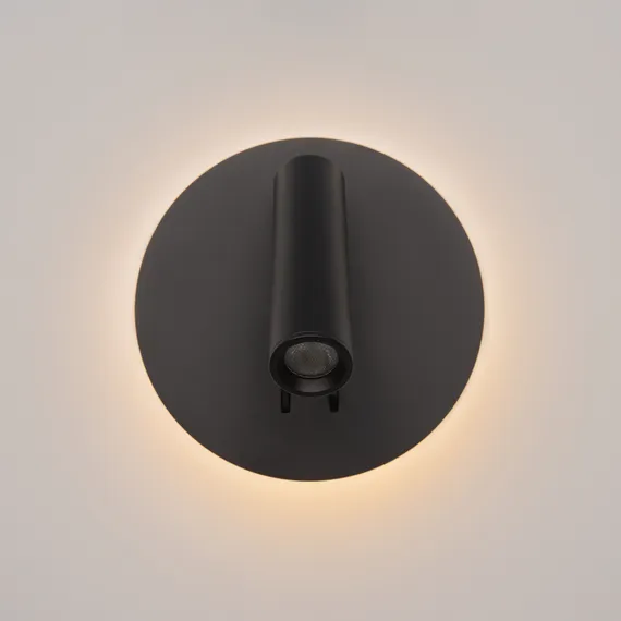 Настенный светильник (бра) Иос 176 / Ios 176 3000К 9Вт Maytoni c176-wl-01-6w-b