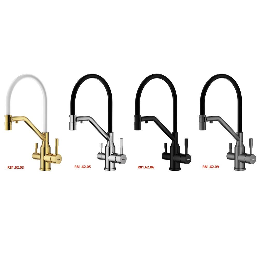 Смеситель для кухни с подключением фильтра Raglo R81.62.05, сатин