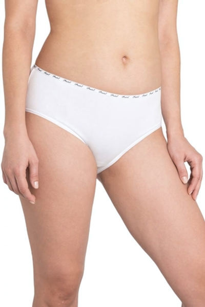 Трусики-слипы с широким бочком (Размер: XL) (Цвет: белый)