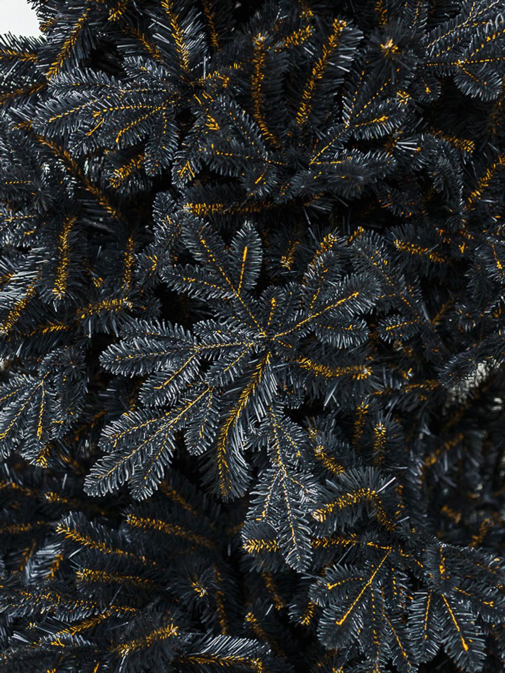 Искусственная черная елка «Одри» (Литая+пвх) 3 м