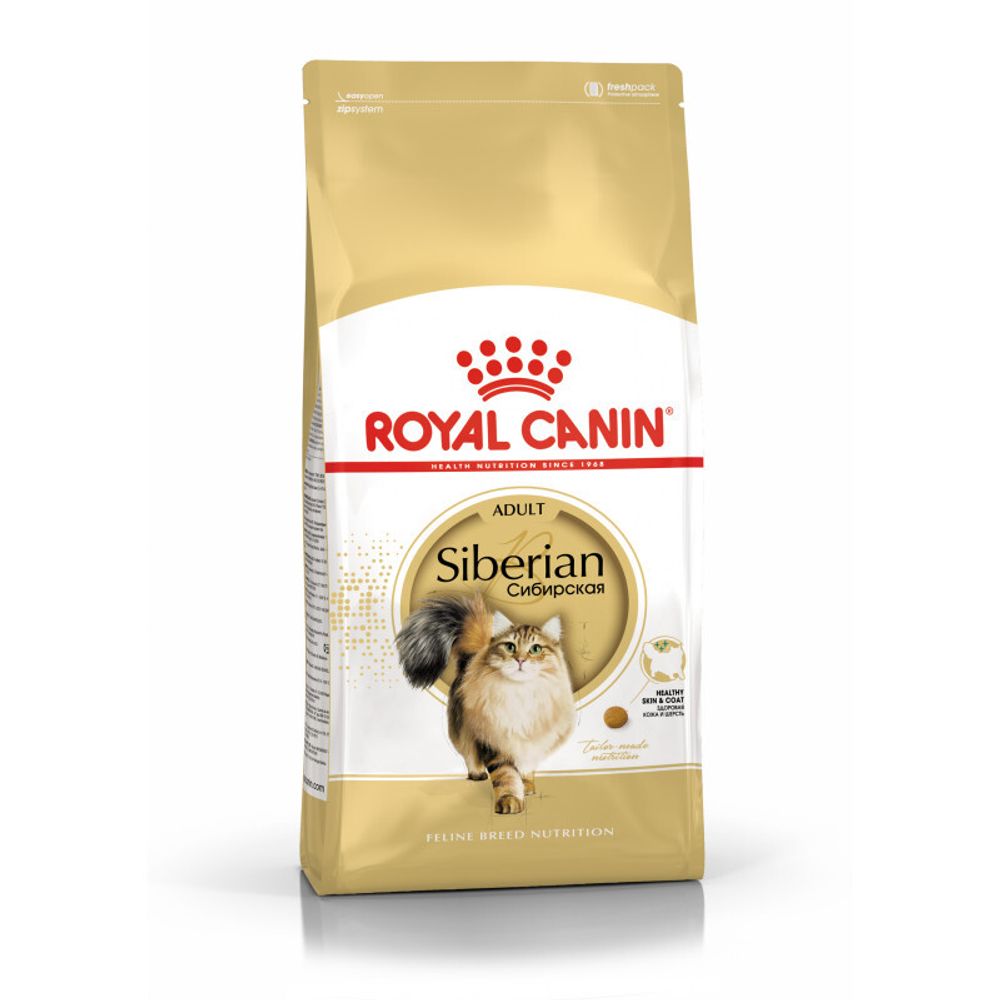 Royal Canin Siberian Adult Корм сухой для взрослых кошек породы Сибирская  2 кг