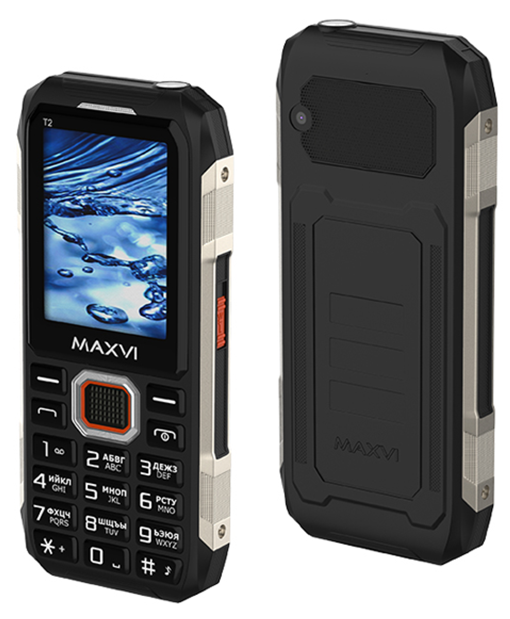 Сотовый телефон Maxvi T2 Black
