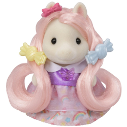 Sylvanian Families - Туалетные принадлежности с зеркалом + пони с розовыми волосами 5704 / артикул   5704  / GTIN 5054131057049
