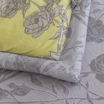 Комплект постельного белья Сатин с Одеялом 100% хлопок 160x80 на резинке OBR121