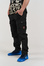 Брюки Карго Варгградъ Премиум мужские классика чёрные Рипстоп