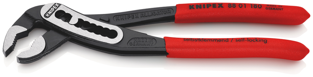 KNIPEX Alligator® черненые 180 мм 8801180