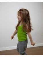 Майка для девочки в рубчик