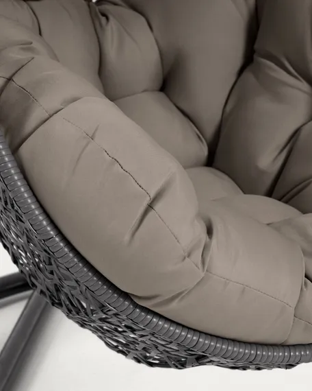 Подвесное кресло Florina темно-серое