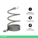 Кабель Momax Mag.Link DC36W USB-C/USB-C 2м White