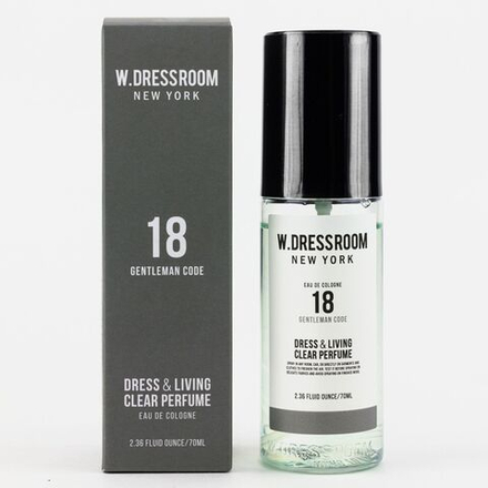 W.Dressroom Парфюмированный спрей для одежды и дома Dress & Living Clear Perfume № 18 Gentleman Code