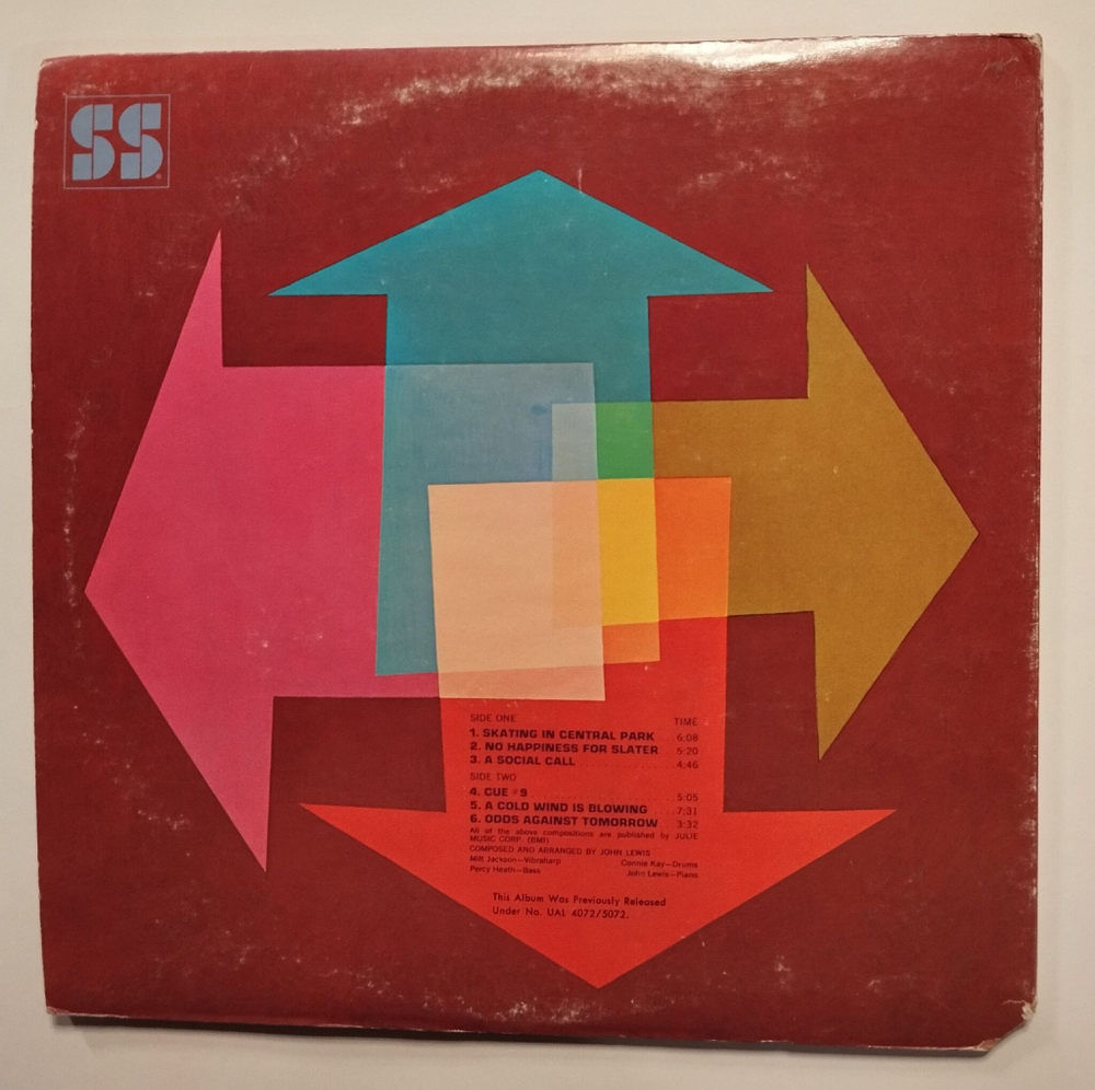 Винтажная виниловая пластинка LP The Modern Jazz Quartet On Tour (USA 1968)