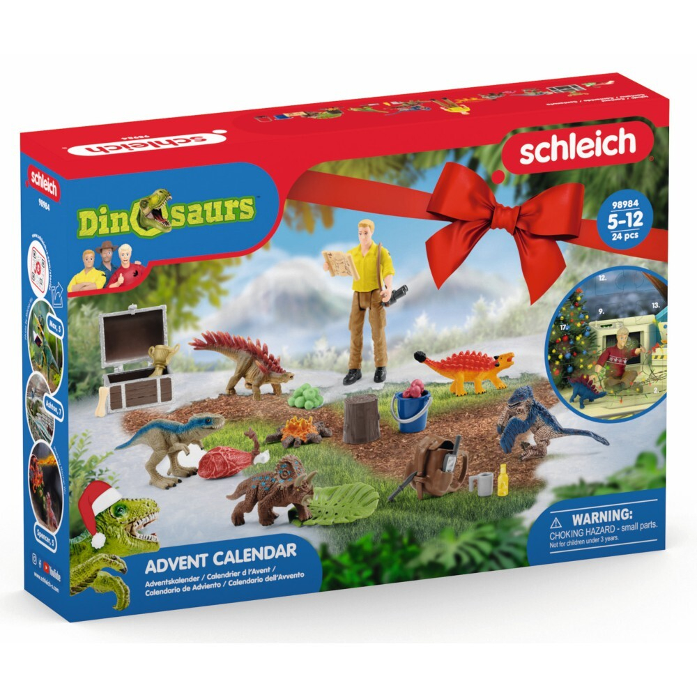 Schleich - Адвент-календарь динозавров на 2023 год 98984 / артикул   98984  / GTIN 4059433713090