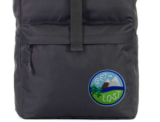 Нашивка термоаппликация на одежду и на рюкзак. Get Lost