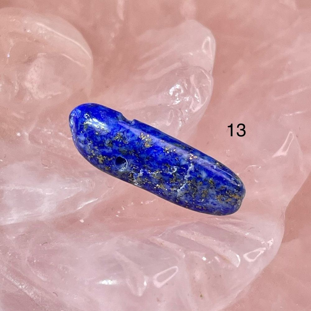 50925 Лазурит Бусина рожки 15-19мм-22