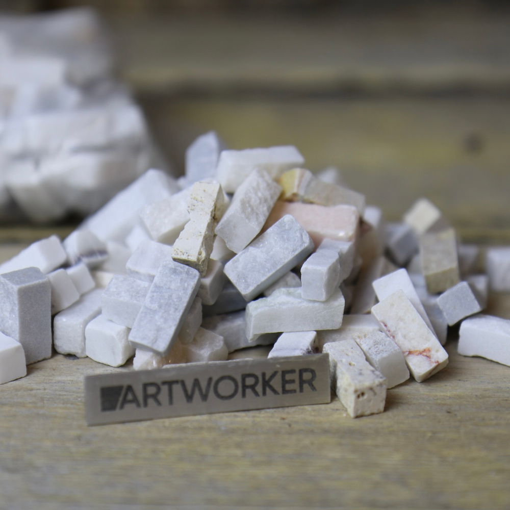 Колотой натуральный камень светлых оттенков NS-Set-Light