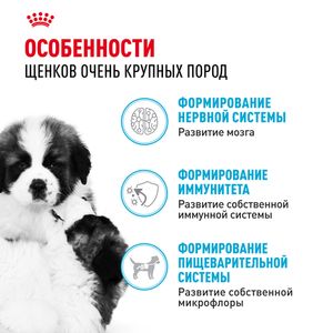 Сухой корм Royal Canin Giant Puppy для щенков очень крупных размеров до 8 месяцев
