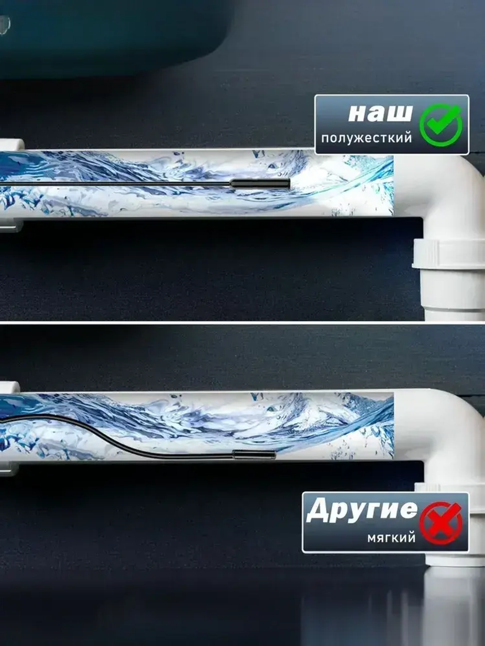 Видеобороскоп для смартфона, 10M, подходит для Android/IOS/планшетов, питание от USB, используется для исследования узких мест