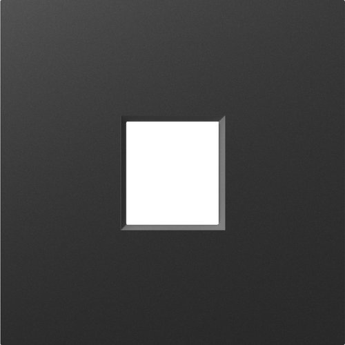 Накладка 1-я для розеток RJ45, TV, SAT, матовый карбон, серия A07