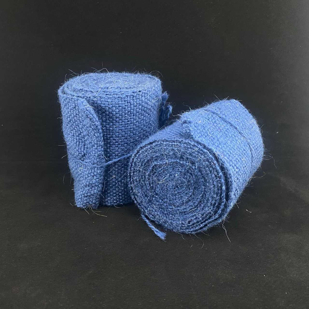 Обмотки синие полотняного переплетения