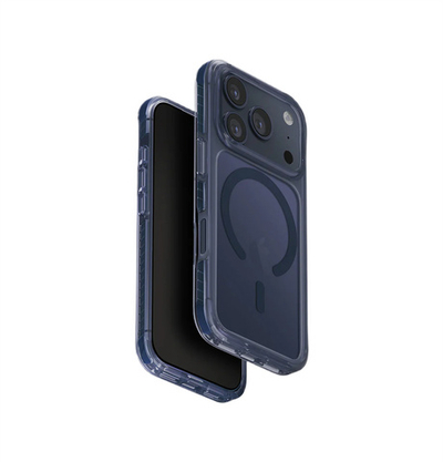 Uniq для iPhone 17 Pro чехол Combat Navy Blue (MagSafe)