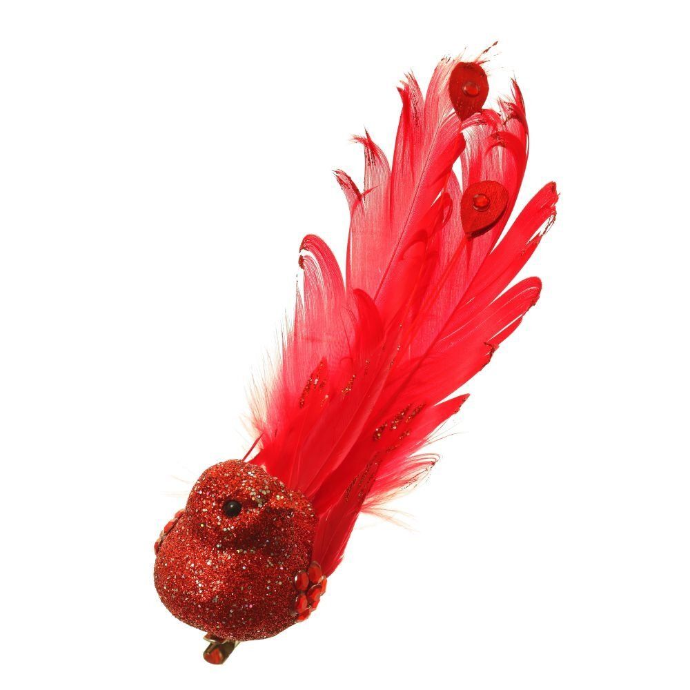 GAEM Изделие декоративное "Птичка" на клипсе, L17 W4 H4,5 см, 3в.