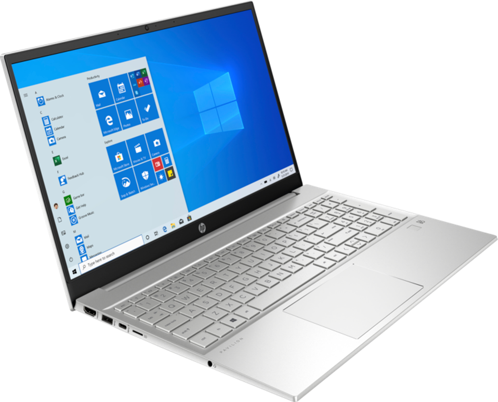 Ноутбук HP Pavilion 15-eh1010ur. Конфигурация: Ryzen 3 5300U/8GB/512GB/AMD Radeon Graphics/FHD/Win11